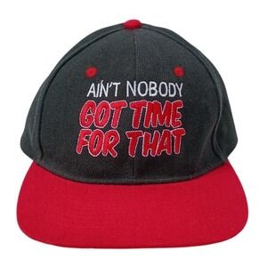 Wet Bandits Mens Adjustable Snapback Hat "Ain't Nobody Got Time For That" Meme